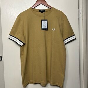 Fred Perry Tramline Tipped Pique T-Shirt
